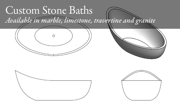 Custom stone baths diagram